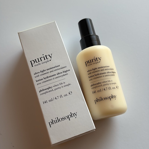 NEW Philosophy Purity Made Simple Ultra-Light Moisturizer White 4.7 oz - Picture 2 of 7